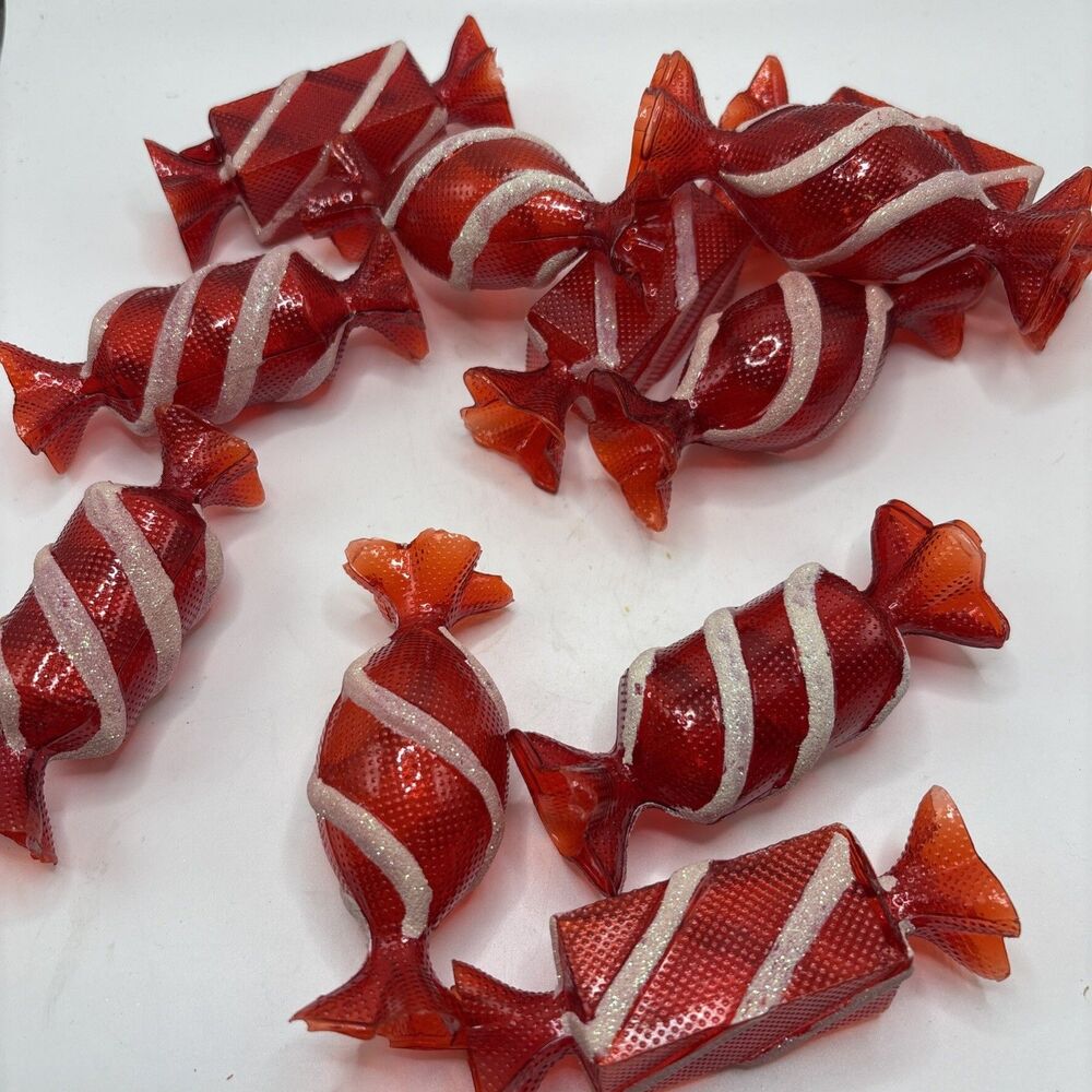 Vintage Twisted Wrapper Christmas Candy Decorations